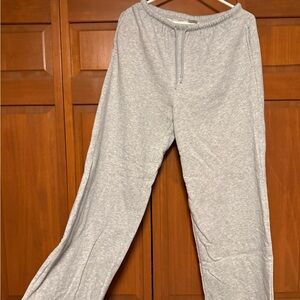 Wide leg Gray Sweatpants